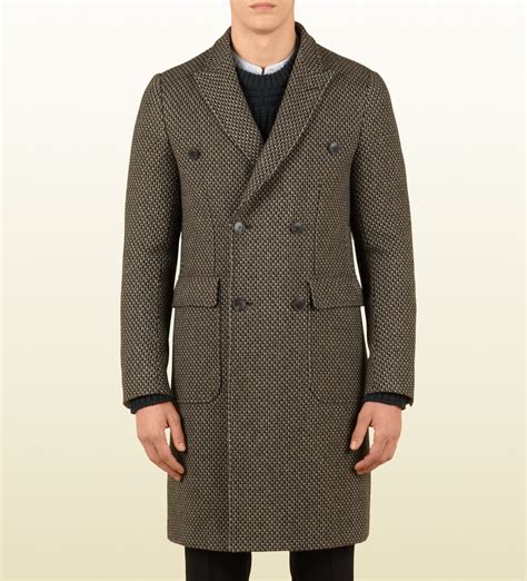 mens gucci coats|men's gucci overcoat.